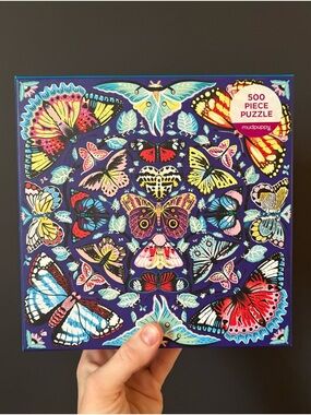 Mudpuppy 500 Piece Kaliedo-Butterfly Jigsaw Puzzle
